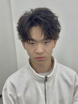 ディア 大宮店(DIA) リアルコイキング大宮メンズフェザーパーマセンターパート眉毛