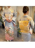 訪問着着付け×ヘアセット