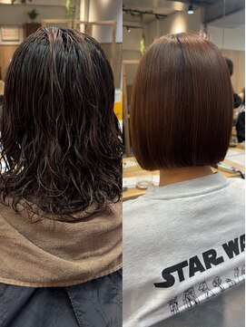 CoL2【コルツー】【4/4 NEW OPEN（予定）】 パーマ落とし/ボブカット/ストレート