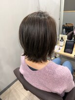 アトレ 梅田店(attrait)&nbsp;透明感のあるブラウンボブ×ケア重視のスタイル