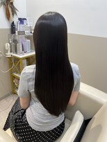 シュヴーブリヤン(cheveux brillants)&nbsp;【美髪縮毛矯正で作る再現性100%な艶髪】黒髪ロング