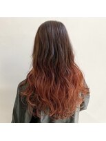 ゼロ(zero)&nbsp;アプリコットブラウングラデーション×ロングレイヤー