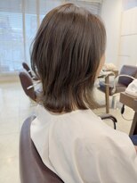 キアラ(Kchiara)&nbsp;ふんわり結べるくびれボブ×グレージュ【福岡Kchiara奥野】