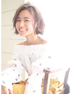 リメル 奥沢自由が丘店(Remel) 【Ash自由が丘/坂本哲也】うぶバング×ラフカールボブ