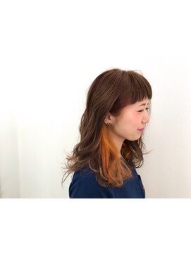 スニップ(snip) オレンジ×アッシュ