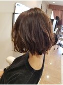 首周り細見えボブ