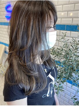 シー バイ ロンド 新宿(Sea by Lond) 【遠藤　駿】ダークグレージュレイヤースタイル