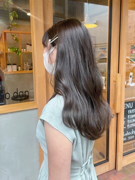 ヘアスタジオダップ(hair studio dap) ロング×グレージュ