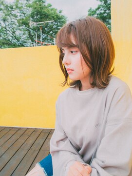 美容室チック 大島店(chic) 外ハネミディ［大島/大島駅］