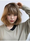 大人可愛いショートカットボブヘア似合わせカット白髪染め