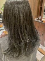 オアシスアヴェダ 東武船橋(OASIS AVEDA) ブルーシルバー×女っぽレイヤー
