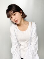 ラレイ ハラジュク(Lalei harajuku)&nbsp;外ハネボブ／顔まわりカット／ぷつっとボブ