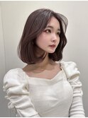 大人かわいいタンバルモリトリートメント前髪カット
