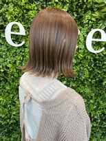 ヘアーアンドメイク ピース(HAIR&MAKE peace)&nbsp;ミディアム外ハネスタイル