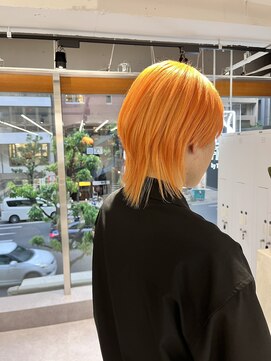 ファイブバイジエクト 堀江(FIVE by The Ect) メンズウルフ　ペールオレンジ