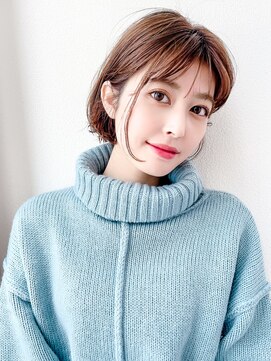 ガーランド (Garland) ◎20代30代40代50代に似合う大人かわいいぱつっと耳かけ小顔ボブ