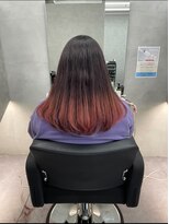 ファイブバイジエクト 堀江(FIVE by The Ect)&nbsp;グラデーションカラー　裾カラー　ピンクブラウン　春カラー