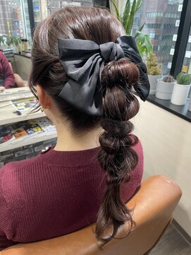 リリー シンジュク(Lilly) 【Lilly新宿】#アレンジ#ヘアセット#編みおろし