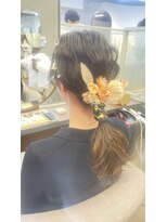 マティス 藤崎店(MATISSE)&nbsp;卒業式ヘアセット。