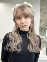 ソル ジングウマエ(SOL JINGUMAE)&nbsp;ミルクティーベージュダブルカラーケアブリーチインナーカラー