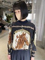 ルーク(LUKE) 黒髪モダンボブ