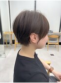 デザインカラー/ウエットヘア/オリーブベージュニュアンスパーマ