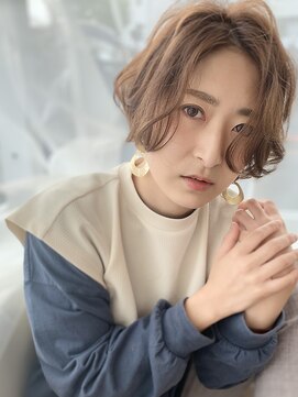 エース 糸島店(ase.) エアリーボブ　前髪なしショート