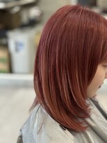 シャルムヘアー(charme hair)&nbsp;ブリーチあり！淡いピンク系カラー