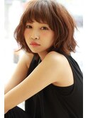 大人ゆるふわボブ