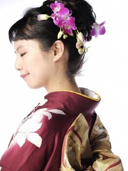 美容室 リアン(Lien)の写真/成人式や卒業式は【一番キレイ】な自分で彩る♪SNS映えもする華やかStyleで思い出に残る一日をお手伝い♪