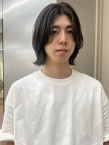 パークレーン アイス イヴェン(park lane ICI yeven)&nbsp;20代30代メンズボブウルフメンズロングミディアムボブモテる黒髪
