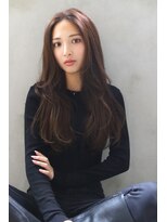 ザ キャンバス ミヤザキツネヒサ(THE CANVAS 宮崎恒久)&nbsp;【CANVAS】レイヤーカット＿マロンベージュ＿ロングヘア