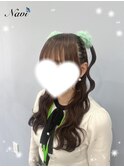 編み上げハーフツイン