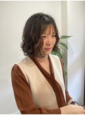 ボブパーマ/白髪ぼかし/髪質改善