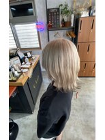 シールドヘアー 沖縄 新都心(C'LD Hair)&nbsp;ホワイトミルクティー/那覇美容室/おもろまち美容室
