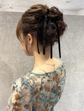 ラミエバイメルト 下北沢(lamie by melt) 花田/結婚式ヘアセットヘアアレンジアップスタイル下北沢成人式