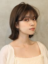 アース 溝の口店(HAIR&MAKE EARTH)&nbsp;外ハネワンカールボブ[溝の口/髪質改善/縮毛矯正/白髪ぼかし]