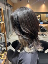 オーガニック ライフ 若葉 鶴ヶ島(organic+life)&nbsp;冬レイヤーカット×インナーブロンド◎透明感暗髪