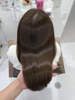 ハピネス 梅田茶屋町店(HAPPINESS)&nbsp;韓国風/レイヤーカット/顔周り/顔まわり/髪質改善/ベージュ