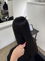 ミヨン 京都烏丸店(miyon)&nbsp;【miyon】韓国レイヤーカット×暗髪カラー×髪質改善