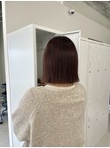 タッセルボブ×暖かみブラウン