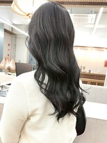 パークレーン アイス イヴェン(park lane ICI yeven)&nbsp;髪質改善カラーくびれ巻き髪ロングヘア艶髪アッシュグレージュ