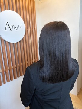 アミュー(Amyu) 髪質改善カラーで、自分史上最高の艶髪へ