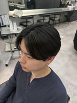 クーラアオヤマ(Cura Aoyama) センターパート/曲がる縮毛矯正/メンズ縮毛矯正/毛流れ縮毛矯正