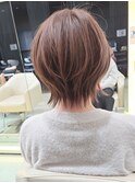 イメチェンウルフショートレイヤーカット30代40代50代田嶋08