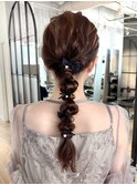 参列ヘアセット