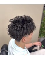 オアゾバーバー(OAZO BARBER)&nbsp;アクティブショート/アップバング/ショートセンターパート