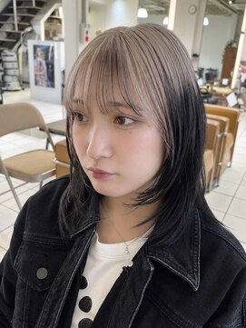 ヴァンカウンシル 春日井店(VAN COUNCIL) White×Blackのルーツカラー