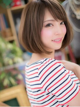 カバーヘア ブリス 北浦和(COVER HAIR bliss) *+bliss北浦和+*前下がり大人ボブでアーバンレディstyle ｃ!