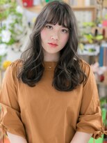 カバーヘア ブリス 戸田公園西口店(COVER HAIR bliss) *bliss戸田公園*黒髪×くせ毛風ふんわりモテロングa!